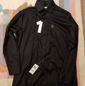 Calvin Klein Black Dress Shirt Regular Fit